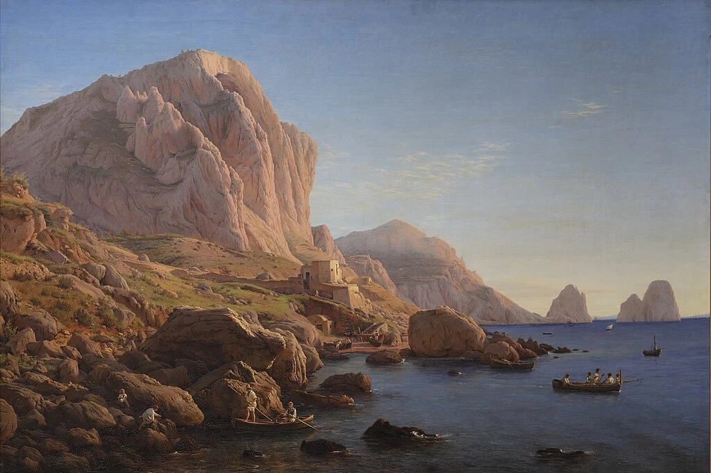 Christen Købke - Motivo di Capri, poco dopo l'alba, Statens Museum for Kuns, Copenaghen